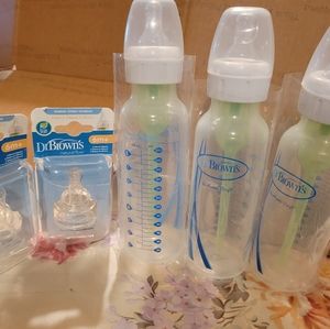 Dr brown's bottles and nipples